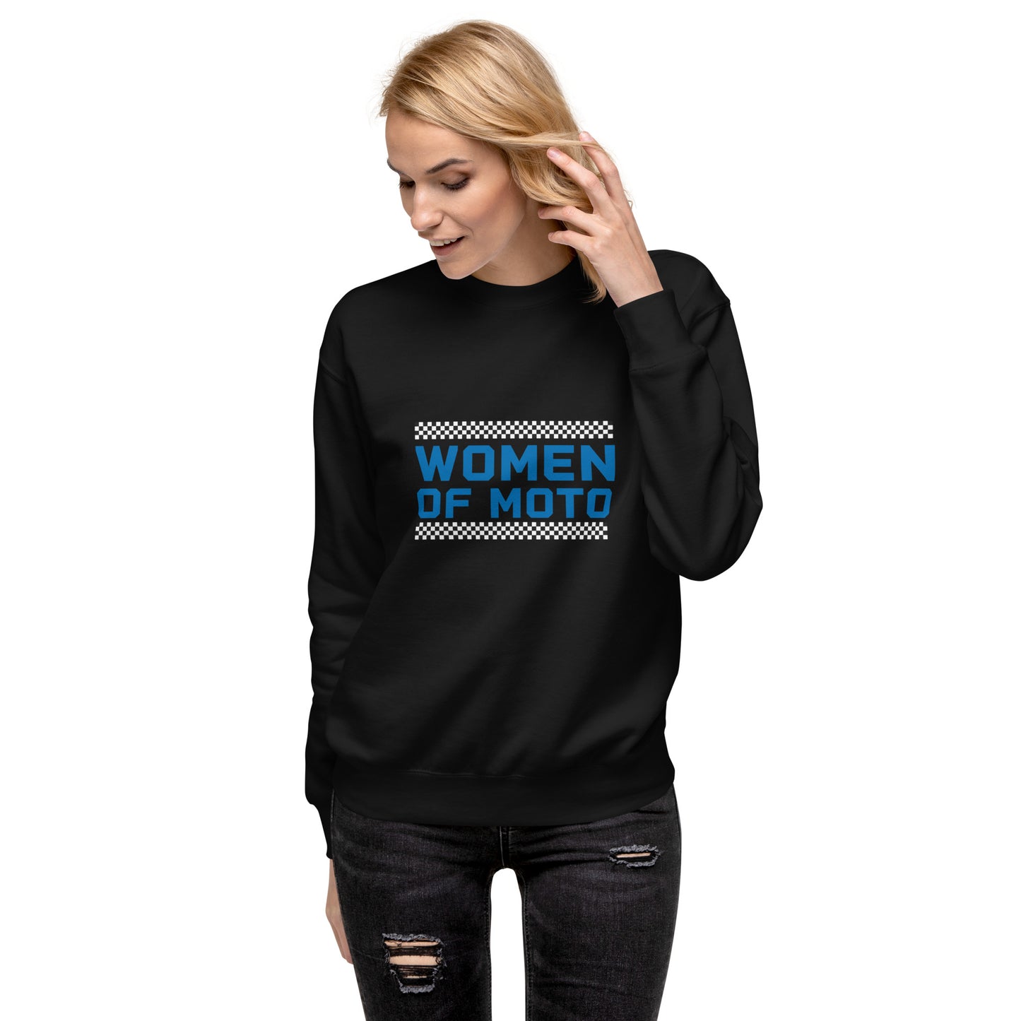 Women Of Moto Premium Sweatshirt