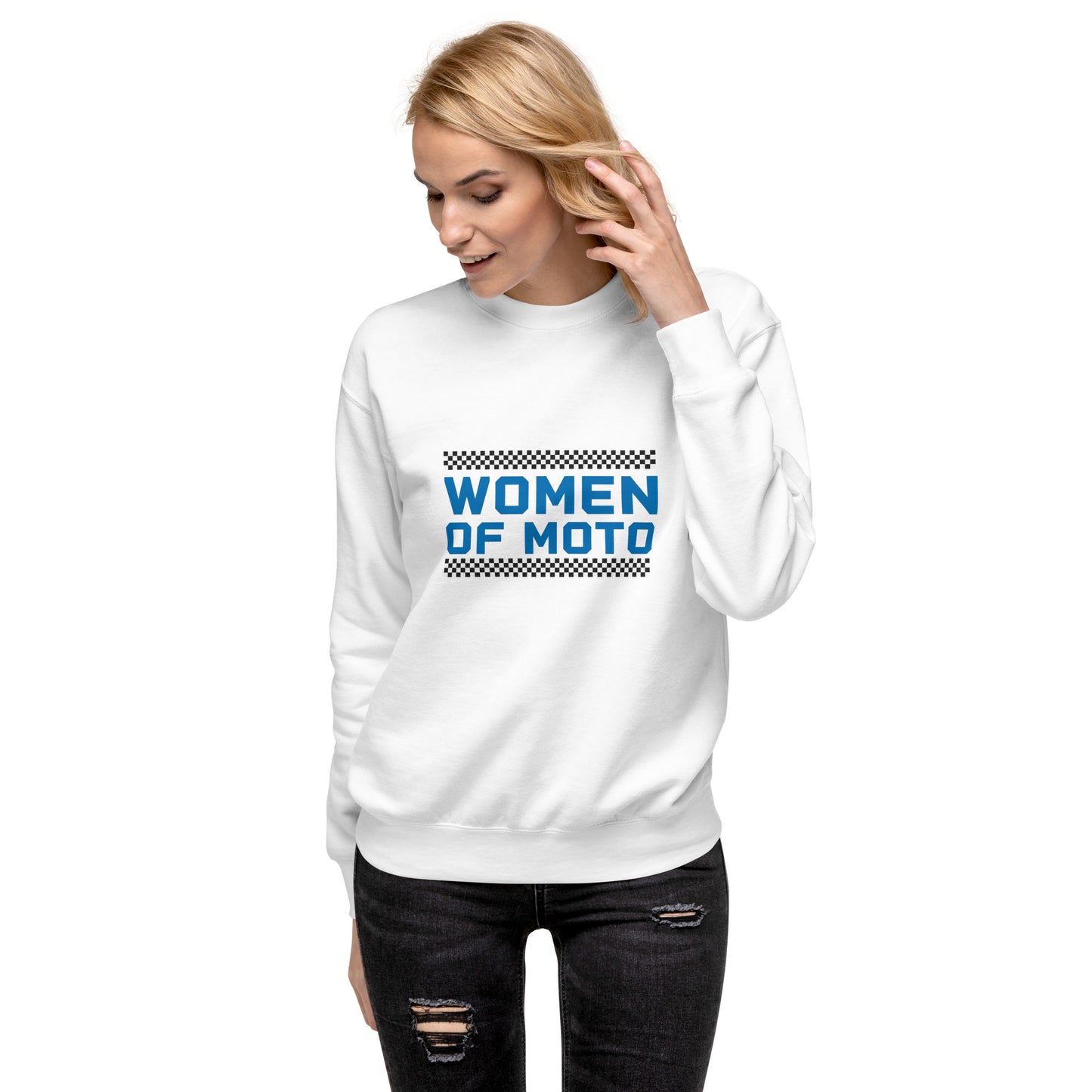 Women Of Moto Premium Sweatshirt