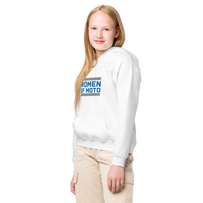 Women Of Moto Youth hoodie